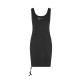 Karl Kani Γυναικείο φόρεμα Small Signature Gathering Rib Dress